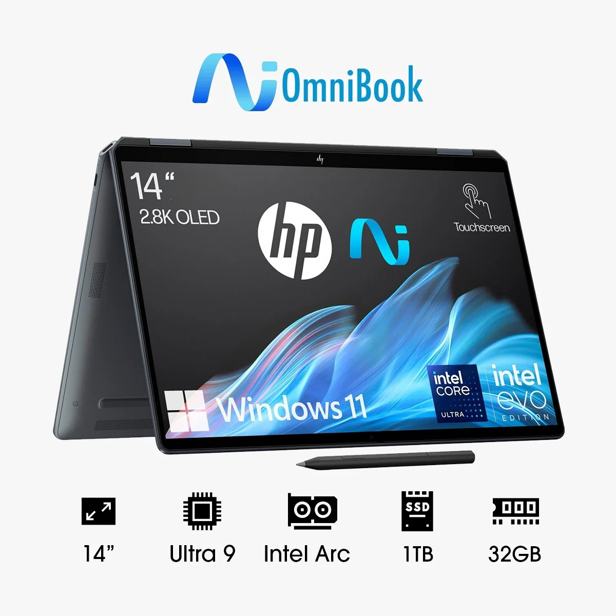 HP OmniBook Ultra Flip 14 Intel Ultra 9 288V HP OmniBook Ultra Flip 14 Intel Ultra 9 288V